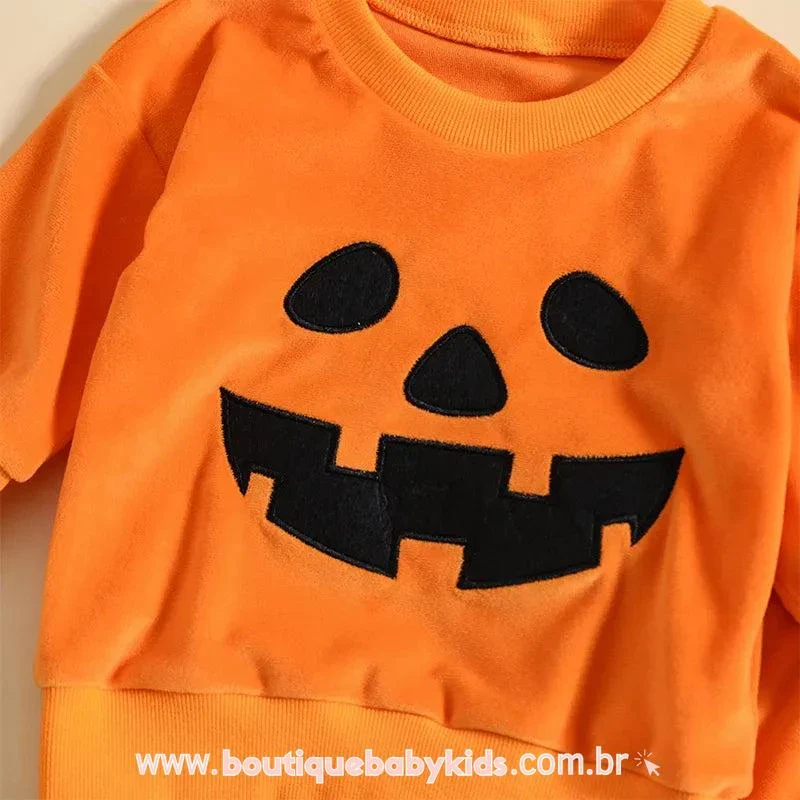 Conjunto Bebê Halloween Abóbora - Image 4