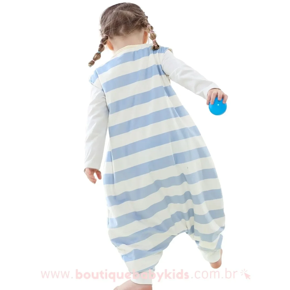 Saco de Dormir Infantil Guaxinim Azul - Image 5