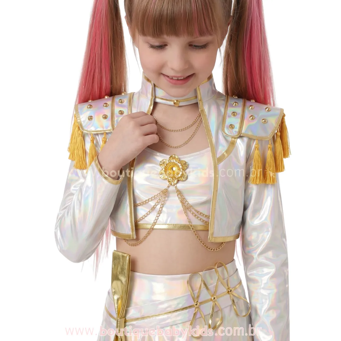 Fantasia Infantil Guerreiras do K-pop Mira Hologram - Image 4