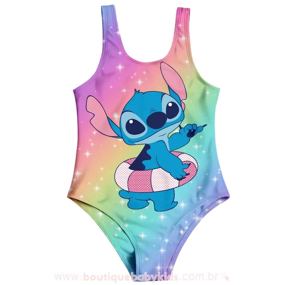 Maiô Infantil Temático Stitch Praiano - Image 3