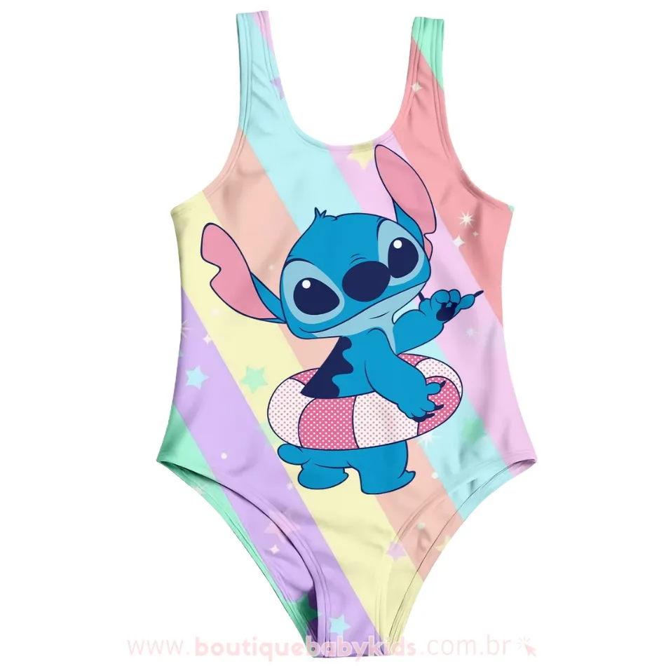 Maiô Infantil Temático Stitch Praiano - Image 7